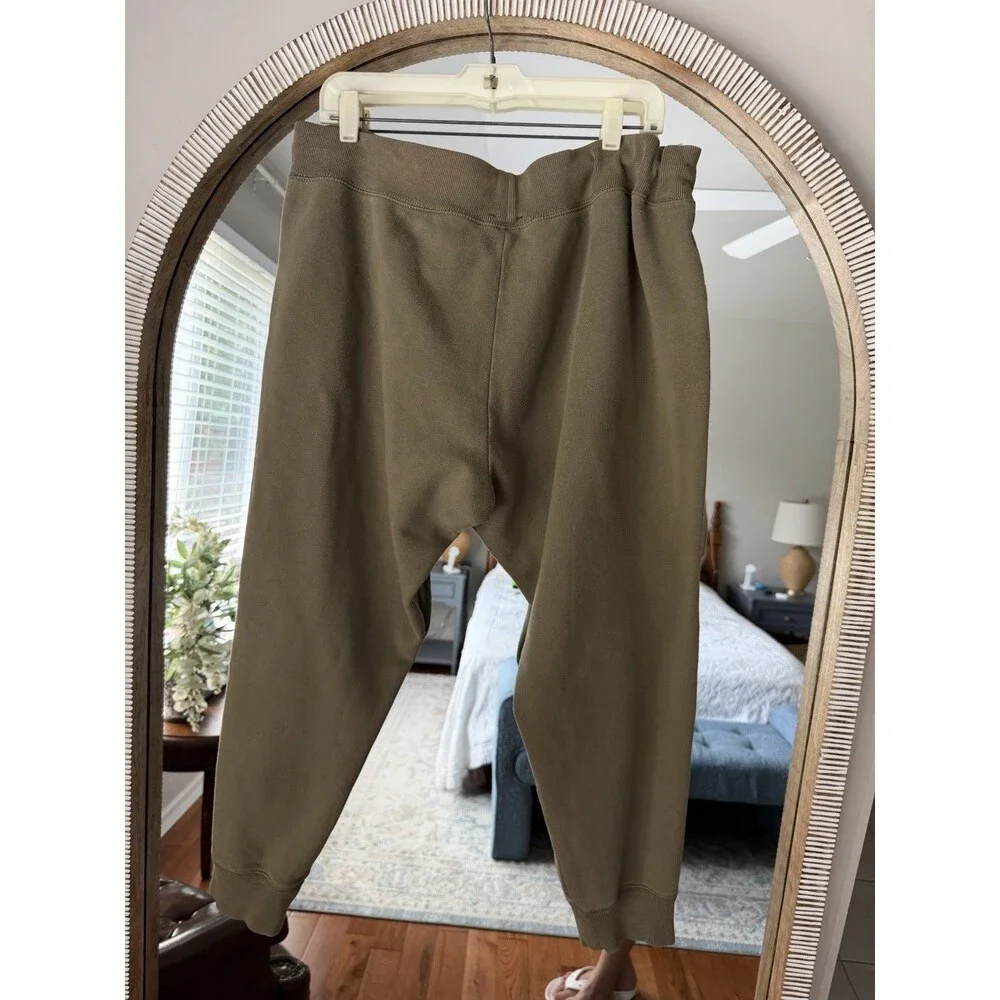 Polo Ralph Lauren Men’s XXL Olive Green Cropped Jogger Sweatpants Cotton blend